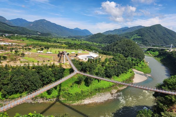 漢灘江Y吊橋