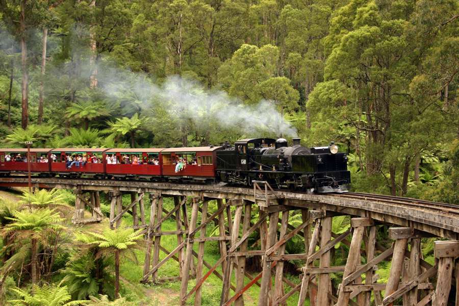 普芬比利蒸汽火車Puffing Billy Railway