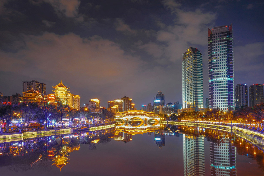 成都夜景