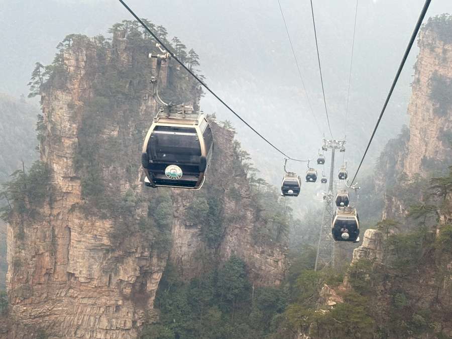 天子山纜車