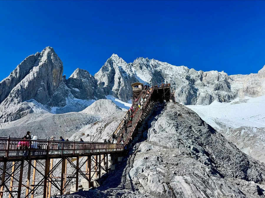 玉龍雪山～大索道纜車上下
